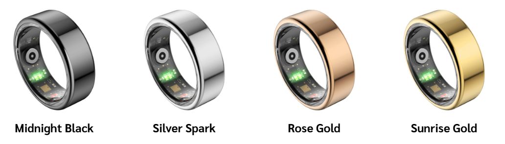 Herz P1 Smart Ring Colour Options
