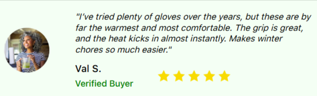 Alpha Heat Gloves Customer Reviews