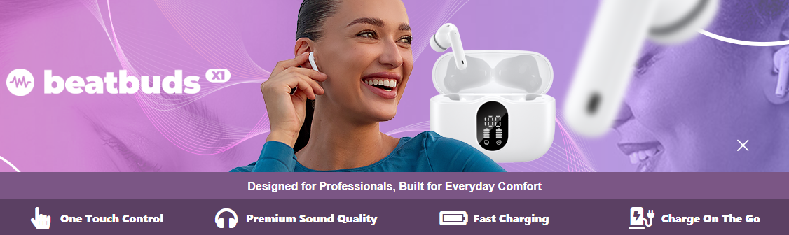 BeatBuds X1 White Uses