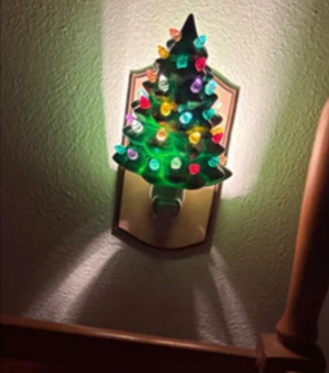Ceramic Christmas Tree Night Light Uses