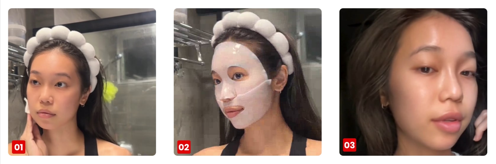 Glokore Bio Collagen Mask-Using Instruction