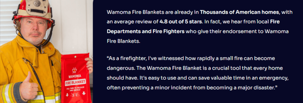 Wamoma Fire Blanket Customer Reviews