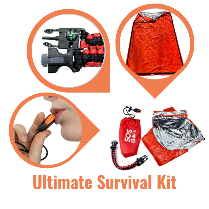 SOS Emergency Sleeping Bag included