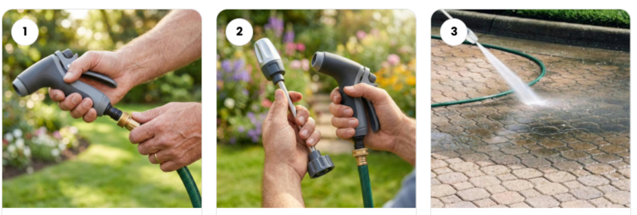 Jetterix Pressure Nozzle How to use